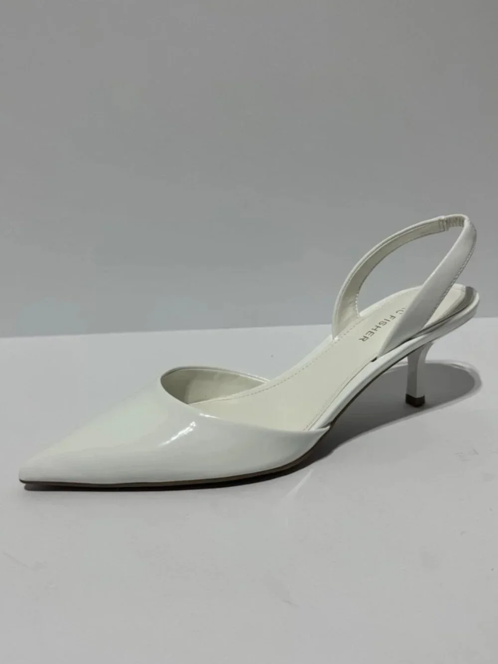 Marc Fisher Womens Iced Heels White Size 8.5 M